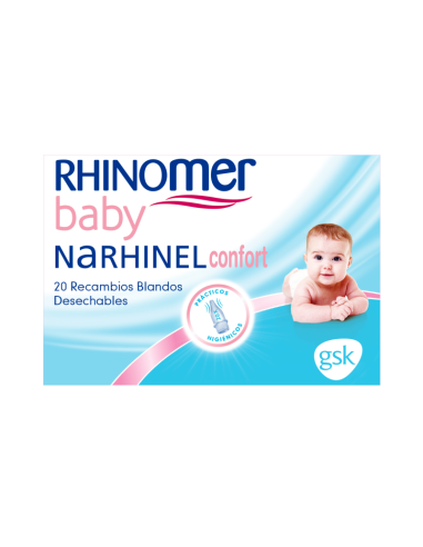 RHINOMER BABY NARHINEL CONFORT RECAMBIOS 20 UNIDADES