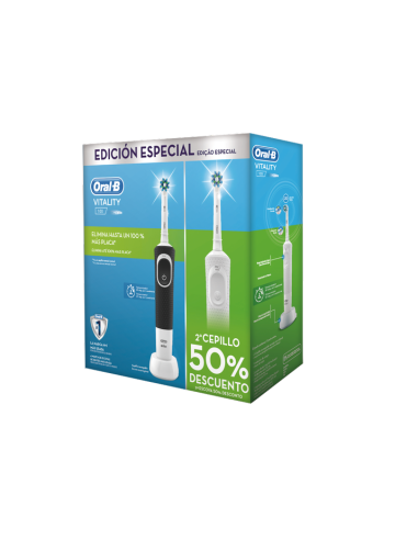 Pack de dos cepillos eléctricos Oral-B Vitality Trizone