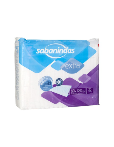 Sabanindas Extra 80x180 20 unid. - Empapador desechable