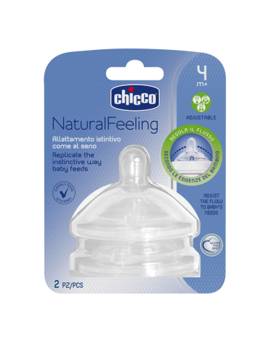 Chicco - Tetina NaturalFeeling Flujo Regulable...