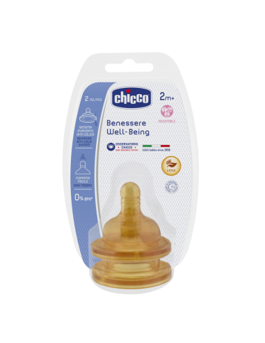 Chicco - Tetina Fisiológica Caucho Flujo...