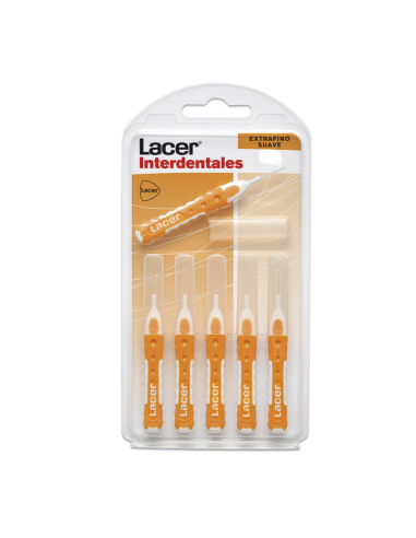 LACER CEPILLO INTERDENTAL RECTO EXTRAFINO SUAVE 6 UNIDADES