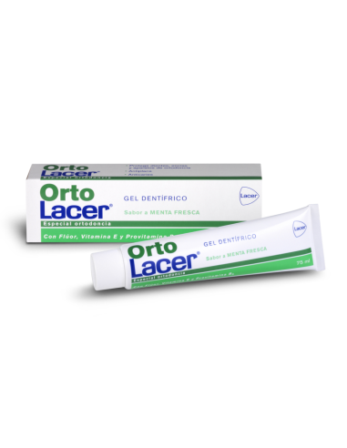 ORTOLACER GEL DENTIFRICO MENTA 75 ML