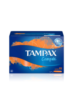 TAMPAX COMPAK SUPER PLUS 22 UNIDADES