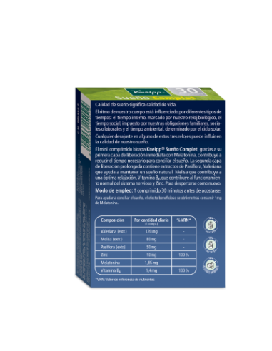 KNEIPP SUEÑO COMPLET 30 COMPRIMIDOS