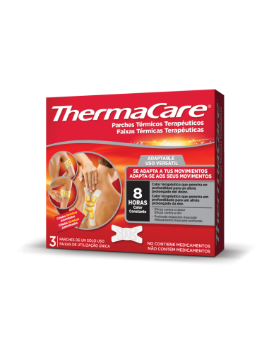 THERMACARE ADAPTABLE PARCHE TERMICOS 3 UNIDADES