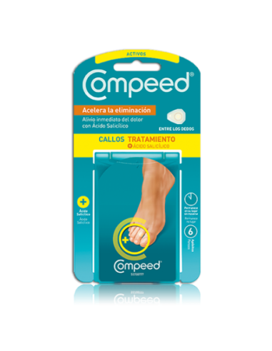 COMPEED CALLOS ENTRE DEDOS CON ÁCIDO SALICÍLICO 6 UNIDADES