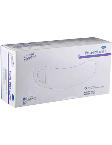 GUANTES DESECHABLES DE NITRILO PEHA-SOFT BLANCO...