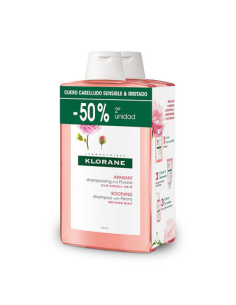 KLORANE DUPLO CHAMPU PEONIA 2 X 400ML - SEGUNDA UNIDAD AL...