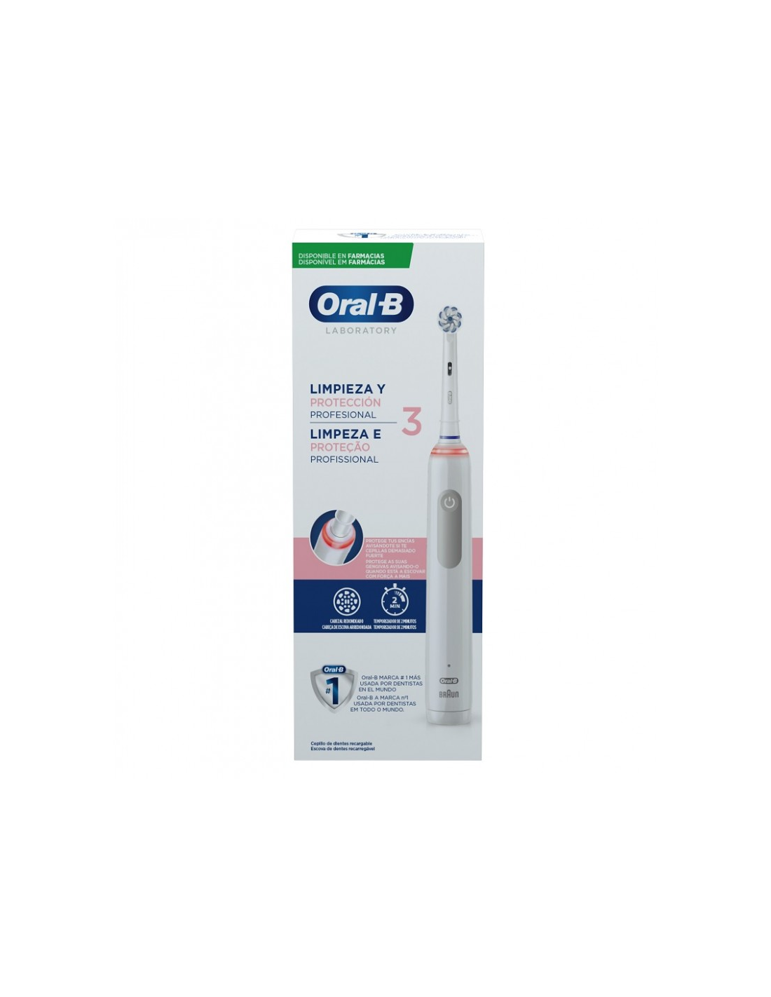 ORAL-B Cepillo Eléctrico Limpieza y Protección Profesional 3 Laboratory