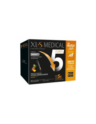 XLS MEDICAL FORTE 5 - 90 STICKS GRANULADO SABOR PIÑA