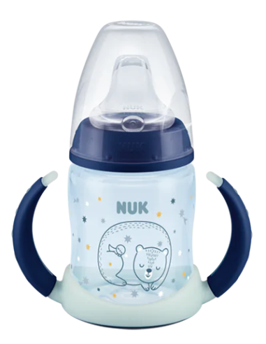 NUK BIBERON FC PP SILICONA ENTRENA NIGHT 6-18 M 150 ML 1 UNIDAD