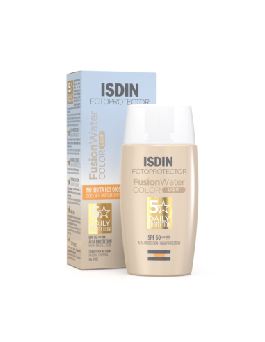 FOTOPROTECTOR ISDIN SPF 50 FUSION WATER COLOR 50 ml LIGHT