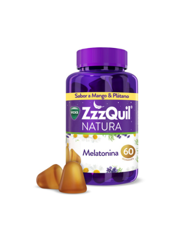 ZZZQUIL NATURA MANGO Y PLATANO 60 UD