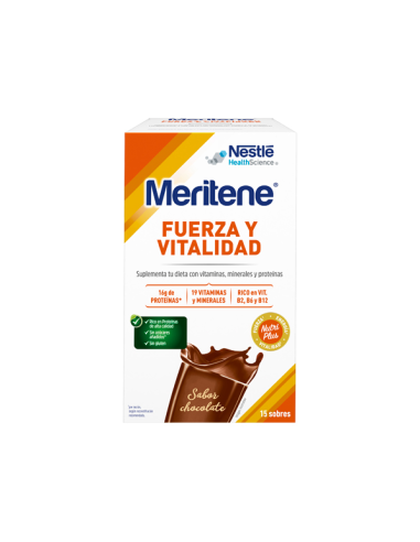 MERITENE BATIDO CHOCOLATE 15 SOBRES