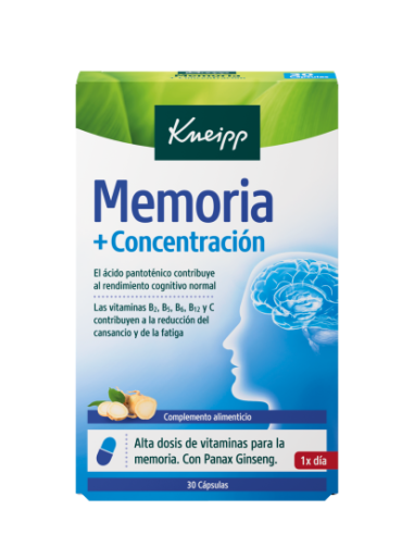 KNEIPP MEMORIA  CONCENTRACION 30 comprimidos