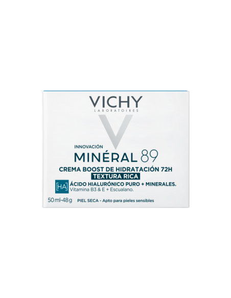 VICHY MINERAL 89 CREMA BOOST DE HIDRATACION RICA 50 ML