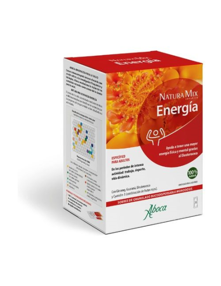 NATURA MIX ADVANCED ENERGIA 20 SOBRES MONODOSIS BUCODISPERSABLES