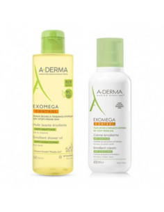 A-DERMA PACK EXOMEGA RUTINA ACEITE  CREMA