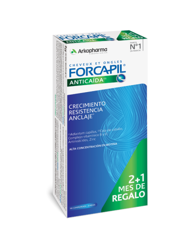 ARKOPHARMA Forcapil Anticaída – 30 cápsulas x 3