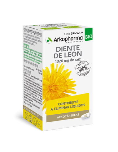 Arkocápsulas Dientes de León BIO – 42 cápsulas