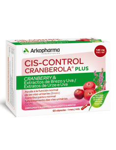 CRANBEROLA CISCONTROL PLUS CON BREZO – 60 CÁPSULAS