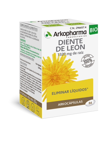 Arkocápsulas Dientes de León BIO – 84 cápsulas