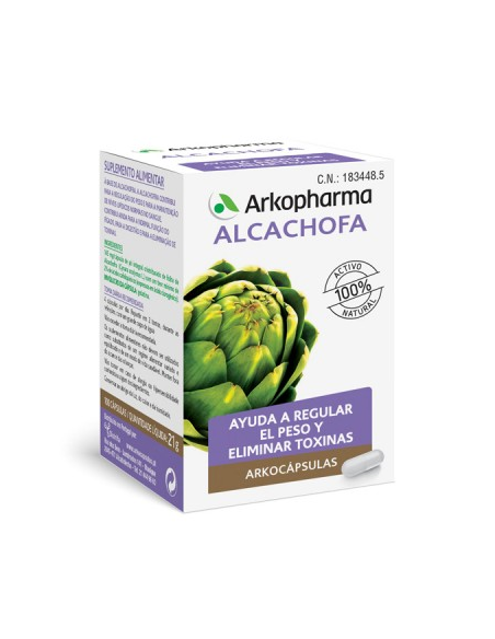 ARKOCÁPSULAS ALCACHOFA 100 CÁPSULAS