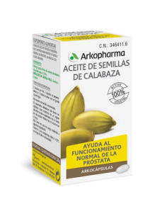 ARKOCÁPSULAS ACEITE DE SEMILLAS DE CALABAZA 50 CÁPSULAS
