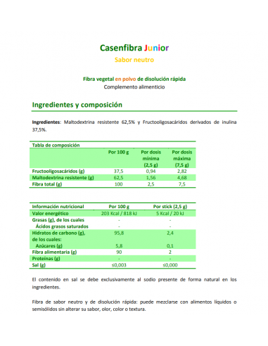 CASENFIBRA JUNIOR 14 SOBRES