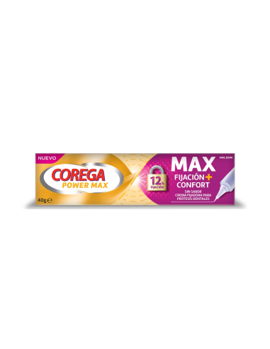 COREGA POWER MAX FIJACION  CONFORT 40G