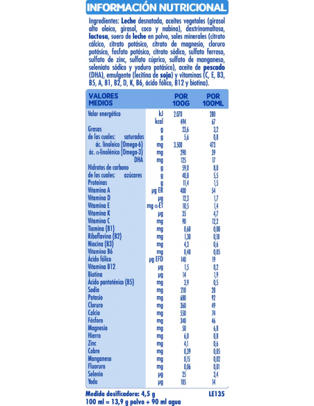 NESTLÉ NATIVA 2 LECHE DE CONTINUACIÓN 800G 6M