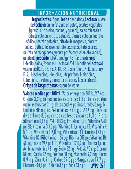 NESTLÉ NAN OPTIPRO 2 LECHE LÍQUIDA PARA LACTANTES 500ML