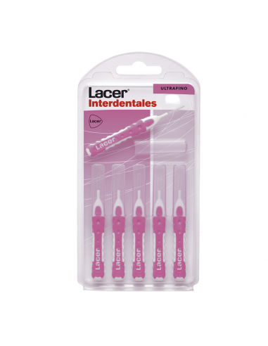 LACER CEPILLO INTERDENTAL RECTO ULTRAFINO - 6 UNIDADES