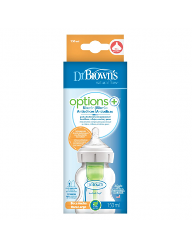 DR BROWN´S BIBERON OPTIONS BOCA ANCHA 150 ML
