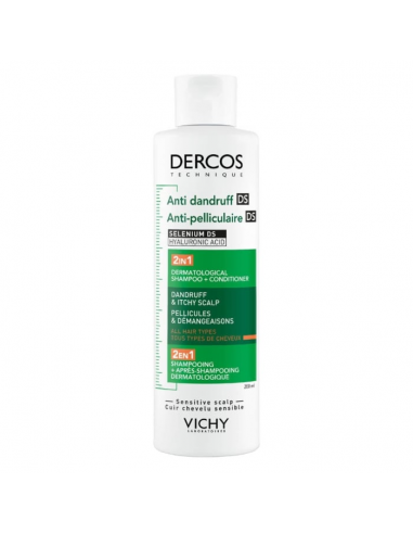 DERCOS CHAMPU ANTICASPA 2 EN 1 ENVASE 200 ml