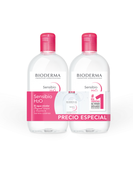 BIODERMA PACK SENSIBIO AGUA MICELAR 2X500 ML