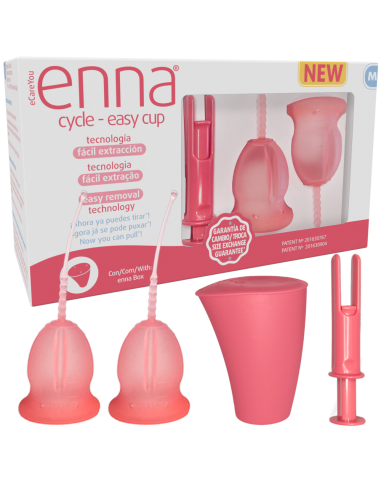 ENNA CYCLE EASY CUP 1 UNIDAD TALLA S CON APLICADOR