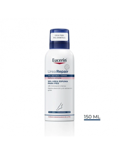 EUCERIN UREAREPAIR PLUS 10% UREA ESPUMA PARA PIES ENVASE 150 ml