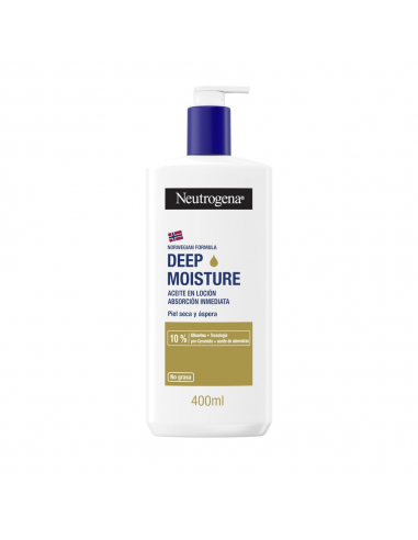 NEUTROGENA HIDRATACION PROFUNDA ACEITE EN LOCION ENVASE 400 ml PACK PROMOCIONAL