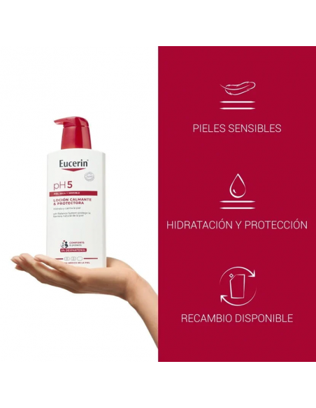 EUCERIN PIEL SENSIBLE PH-5 LOCIÓN 1000 ML