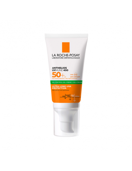 ANTHELIOS UVMUNE 400 OIL CONTROL GEL-CREMA SPF50 SIN PERFUME 50 ML