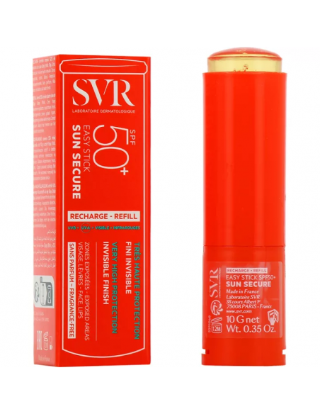 SVR SUN SECURE EASY STICK SPF50 10 GR RECARGA