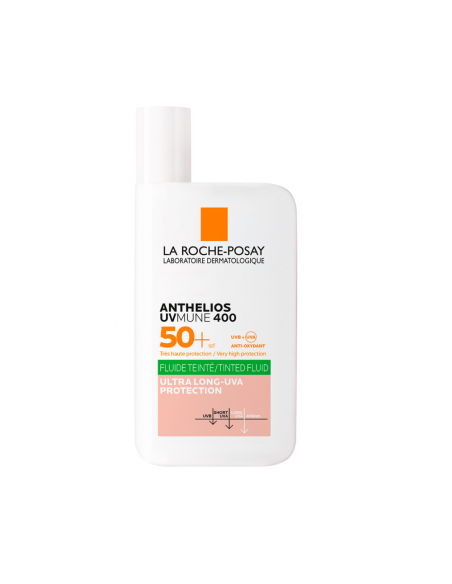 ANTHELIOS OIL CONTROL FLUID UVMUNE 400 SPF 50 ENVASE 50 ML CON COLOR