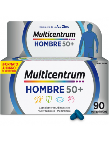 MULTICENTRUM HOMBRE 50 90 COMPRIMIDOS