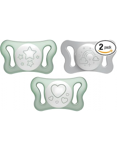 CHICCO CHUPETE PHYSIOFORMA MICRO 0-2 - 2 unidades