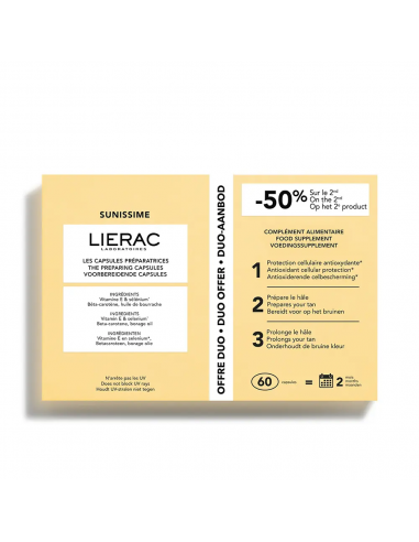 LIERAC DUPLO SUNISSIME CAPSULAS 60 UD