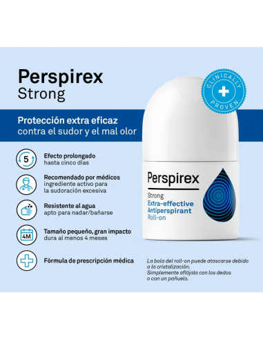 PERSPIREX STRONG ANTITRA DESO ROLL ON 20 ML