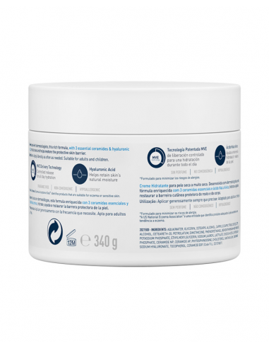 CERAVE CREMA HIDRATANTE 340 ML