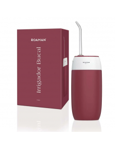 ROAMAN IRRIGADOR BUCAL ELECTRICO MINI 1 UNIDAD COLOR VINO